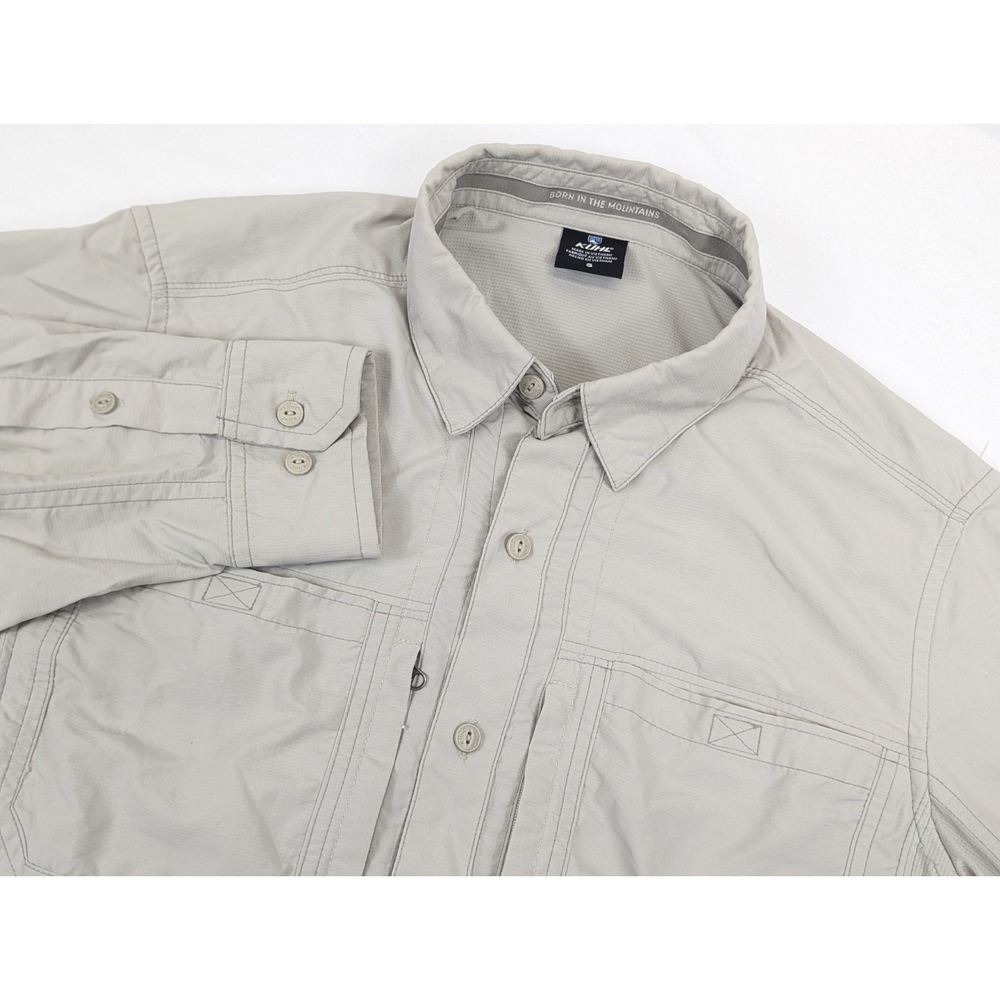 Kuhl Airspeed Long Sleeve Shirt Womens Small UPF Vented Roll Tab Hiking Outdoor